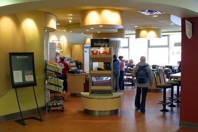 Wilfrid Laurier University Library cafeteria