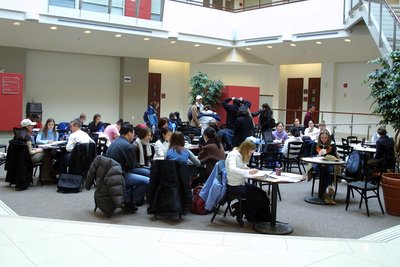 Schlegel Centre interior, Wilfrid Laurier University