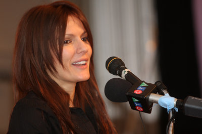 Helen Stoumbos hosting the 2008 Outstanding Women of Laurier luncheon