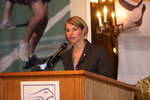 Catriona Le May Doan speaking at the 2008 Outstanding Women of Laurier luncheon