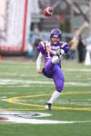 Wilfrid Laurier University football player during the 2005 Vanier Cup game