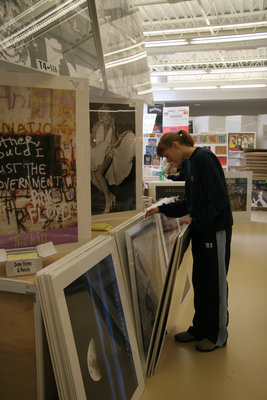 Imaginus poster sale at Wilfrid Laurier University, 2006