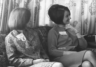 Two Miss Canadian University Queen Pageant contestants, 1967