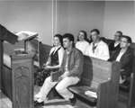 Waterloo College students in Willison Hall Chapel