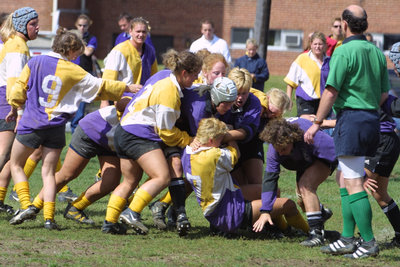 Wilfrid Laurier University women's rugby game, 2001