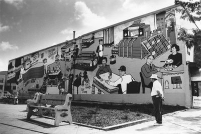 &quot;Welcome to The Waterloo&quot; mural