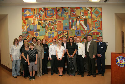 Unveiling of Laurier Brantford community art project