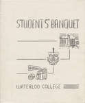 Waterloo College Students' Banquet program, 1955