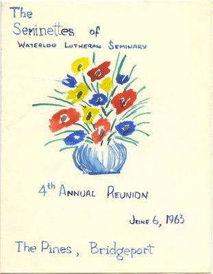 Seminette Club fourth annual reunion program, 1963