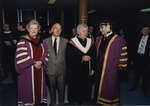 Dignitaries at Wilfrid Laurier University fall 1988 convocation ceremony