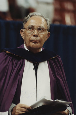 Willi Nassau at spring convocation 1991