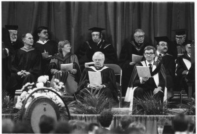 Wilfrid Laurier University fall convocation 1987