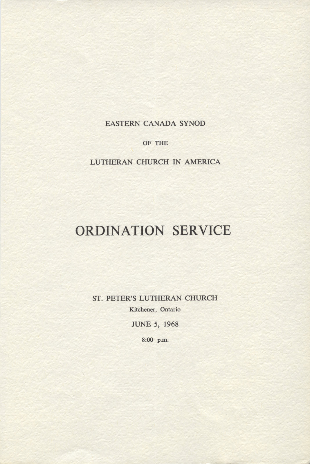 eastern-canada-synod-of-the-lutheran-church-in-america-ordination