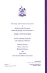 Wilfrid Laurier University fall convocation invitation, 1995
