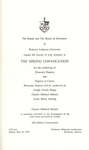Waterloo Lutheran University spring convocation and baccalaureate service invitation, 1970