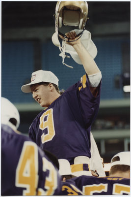 Bill Kubas after 1991 Vanier Cup game