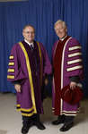 Robert Rosehart and Bob Rae at Wilfrid Laurier University fall convocation 2003