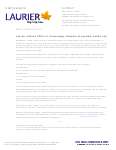 110-2012 : Laurier informs 2002-11 Kinesiology students of possible health risk