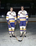 Wilfrid Laurier University hockey players Don Poulter and Dan McCafferty