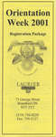 Laurier Brantford Orientation Week pamphlet, 2001