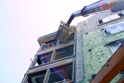 Construction of Waterloo College Hall, Wilfrid Laurier University