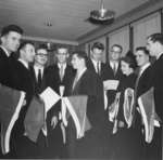 Graduates at 1961 Waterloo Lutheran University convocation