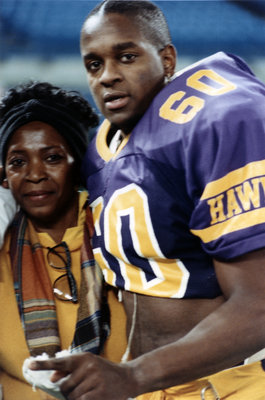 Laurier Golden Hawk Hugh Lawson at 1991 Vanier Cup game