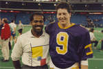 Bill Kubas and Steve Davis at 1991 Churchill Bowl game