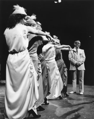 John Weir on stage during &quot;Guys and Dolls&quot;