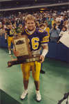 Reinhardt Keller holding the Churchill Bowl