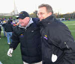 Gary Jeffries and Peter Baxter at the 2005 Uteck Bowl