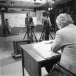 Ralph Blackmore during a Telecollege filming