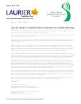 09-2013 : Laurier leads in training future teachers in suicide alertness