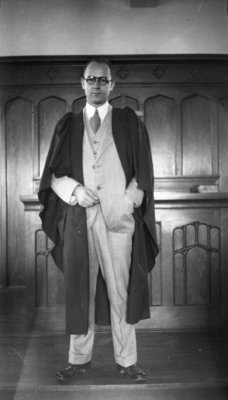 Earle Shelley in chapel, Willison Hall