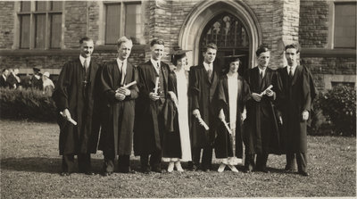 Waterloo College graduating students, 1933