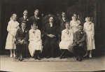 St. Peter's Evangelical Lutheran Church confirmation class, 1918