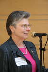 Lynne Hannay at the official opening of the Faculty of Education at Wilfrid Laurier University