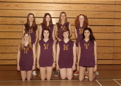 Wilfrid Laurier University women's basketball team, 1974-75