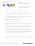 47-2013 : Fiona Lester named Outstanding Woman of Laurier