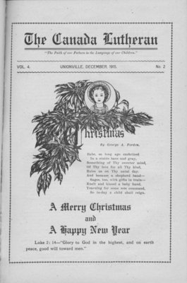 The Canada Lutheran, vol. 4, no. 2, December 1915