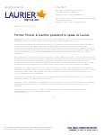 75-2013 : Former Procter & Gamble president to speak at Laurier