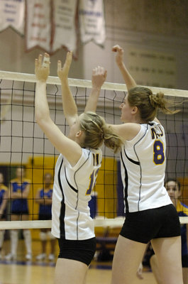 Wilfrid Laurier University women's volleyball game