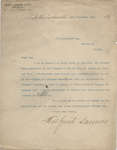 Letter from Wilfrid Laurier to F.R. Latchford, November 3, 1892