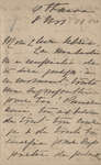 Letter from L. Lavergne to Ulric Barthe, November 8, 1900