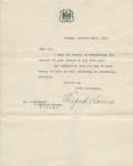 Letter from Wilfrid Laurier to R. Urquhart, October 29, 1917