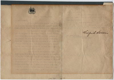 Letter from Wilfrid Laurier to John W. Russell, May 26, 1915