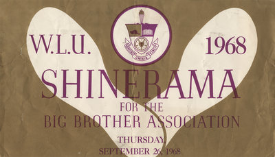 Waterloo Lutheran University Shinerama poster, 1968