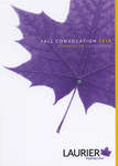 Wilfrid Laurier University fall convocation invitation, 2012