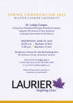 Laurier Brantford convocation invitation, 2013