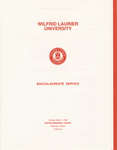 Wilfrid Laurier University baccalaureate service program, spring 1992